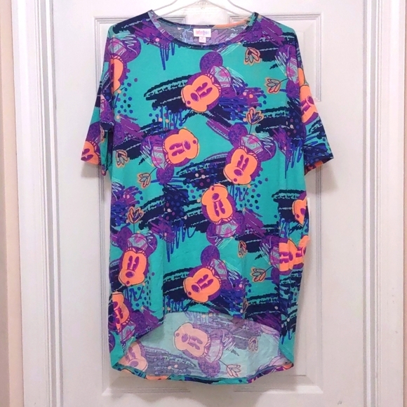 LuLaRoe Tops - NWT LulaRoe Irma Disney Mickey Shirt Size S